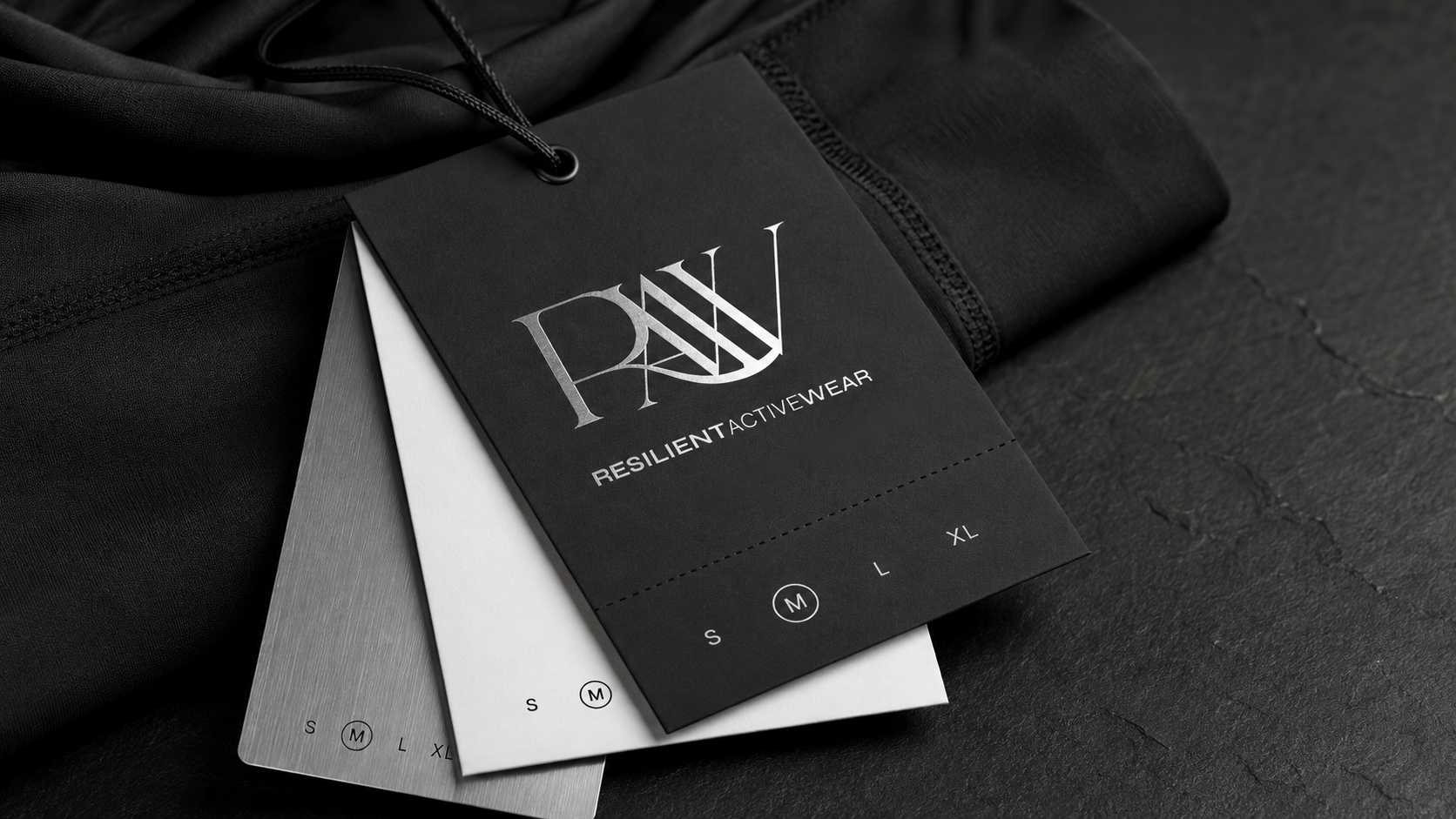 RAW apparel hangtag system